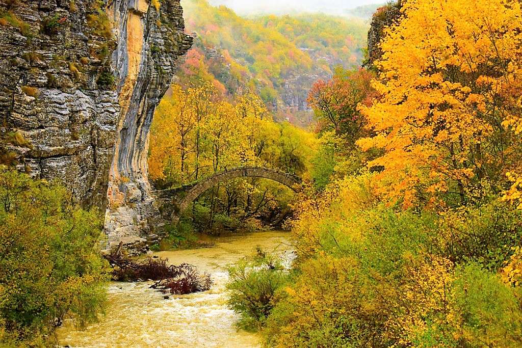 Griekenland Nationaal Park Vikos Gorge online puzzel