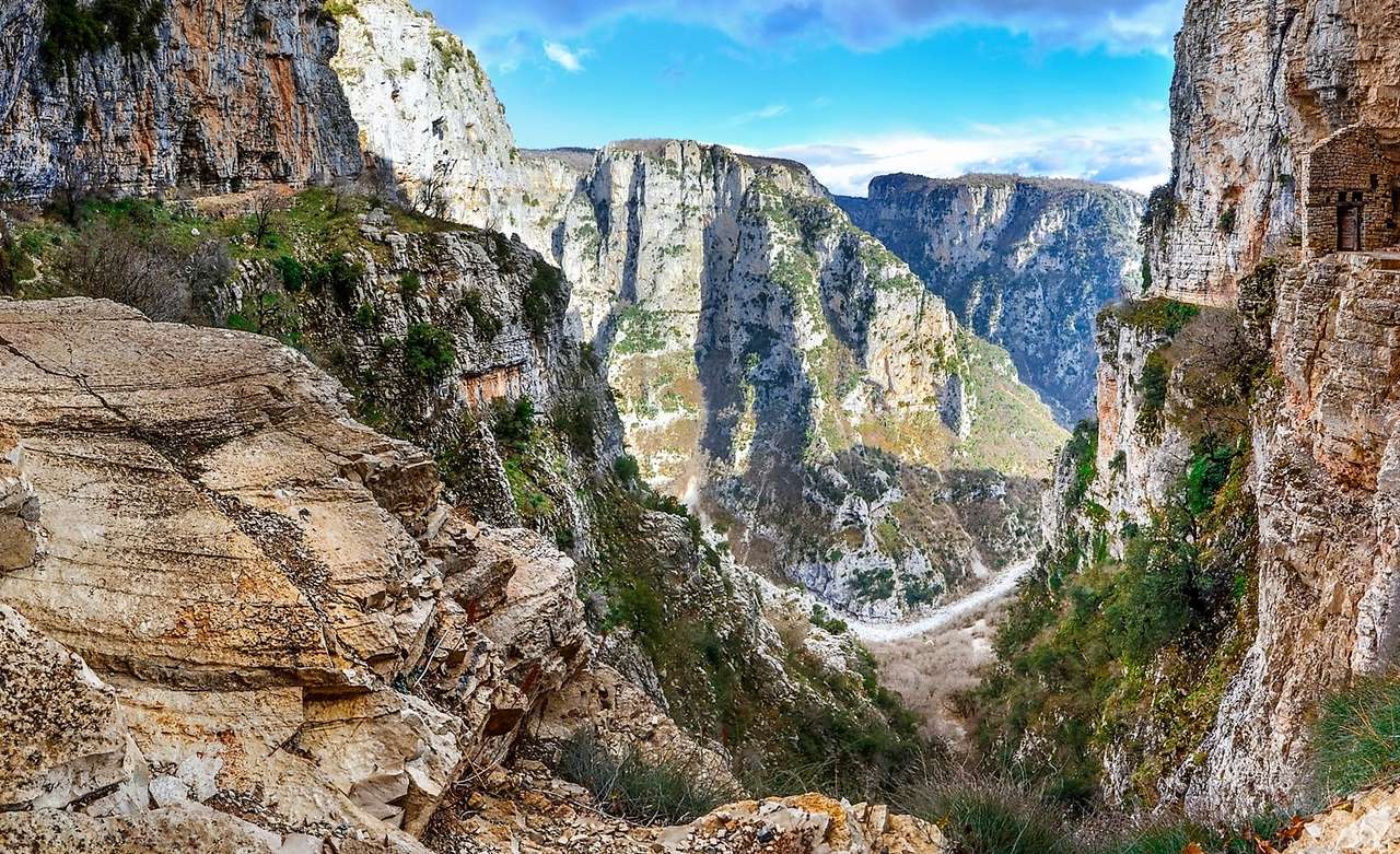 Grèce Parc national des gorges de Vikos puzzle en ligne