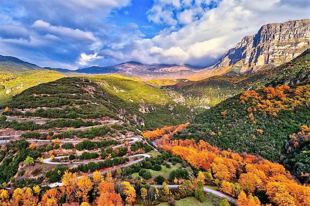 Греція Національний парк Вікос Аос пазл онлайн
