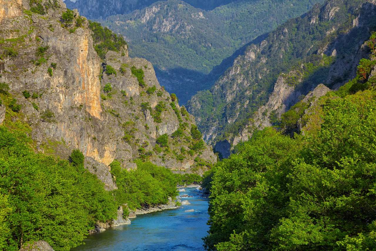 Гърция Национален парк Викос Аос онлайн пъзел