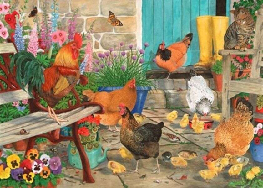 Chickens in the shed online puzzle