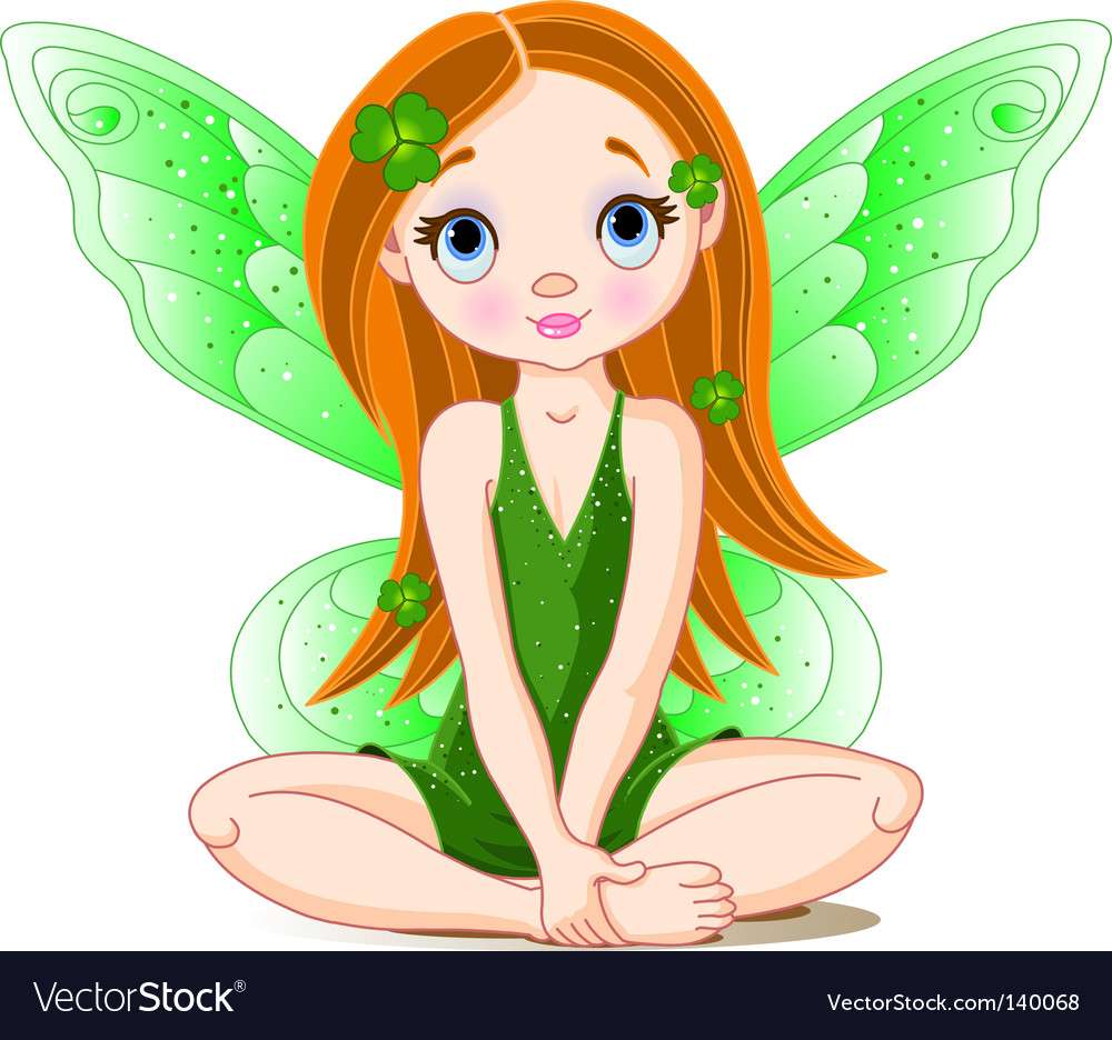 St patricks day fairy vector image online puzzle