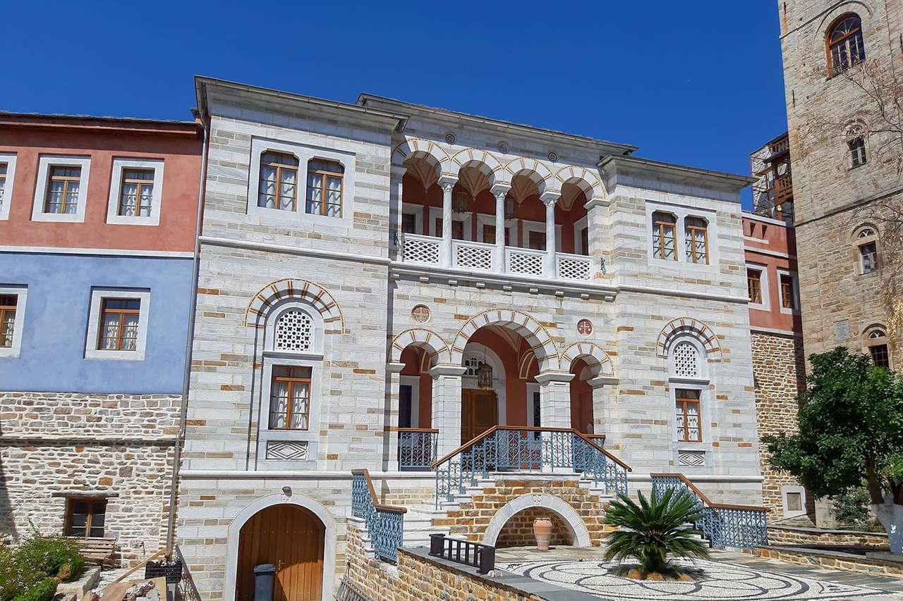 Griechenland Athos Kloster Zografou Online-Puzzle