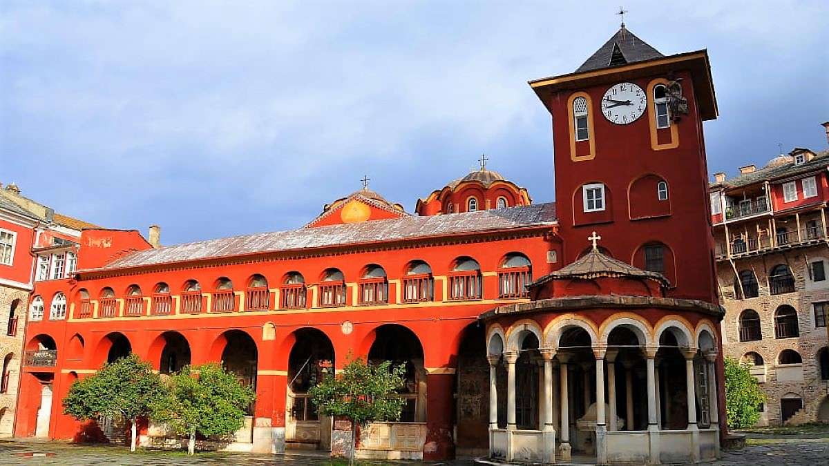 Grecia Mănăstirea Athos Vatopedi puzzle online