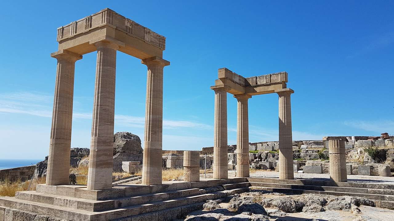 Rhodos Akropolis pussel på nätet