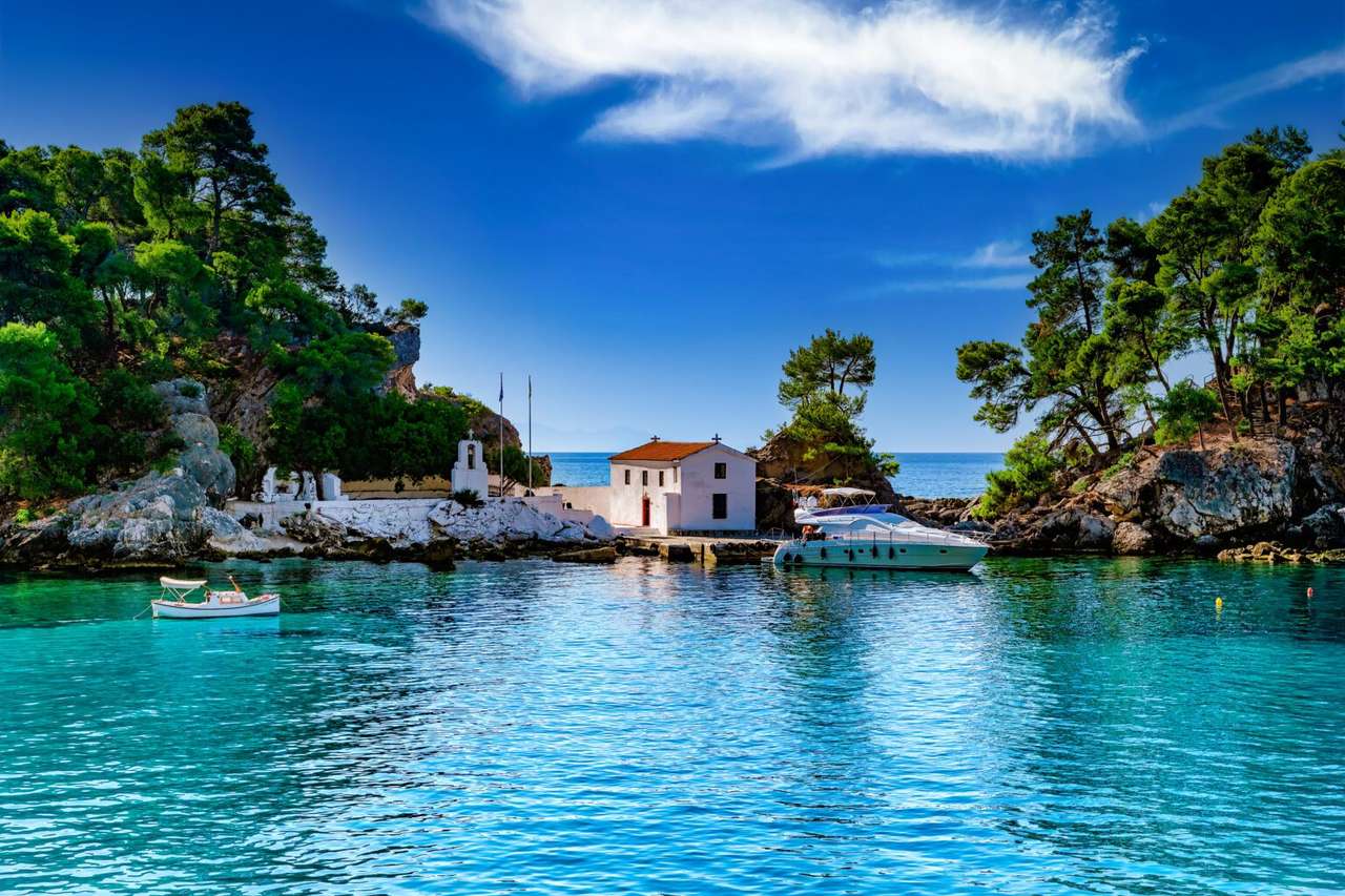 Griechenland Epirus Panagia Island Puzzlespiel online