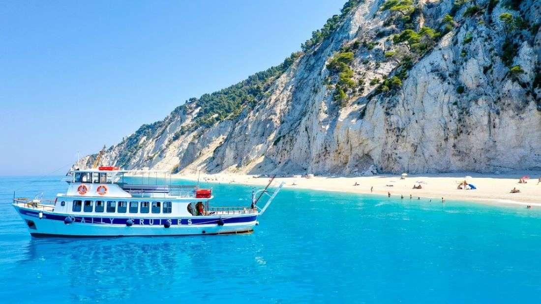 Řecko Epirus Výlet lodí do zálivu online puzzle