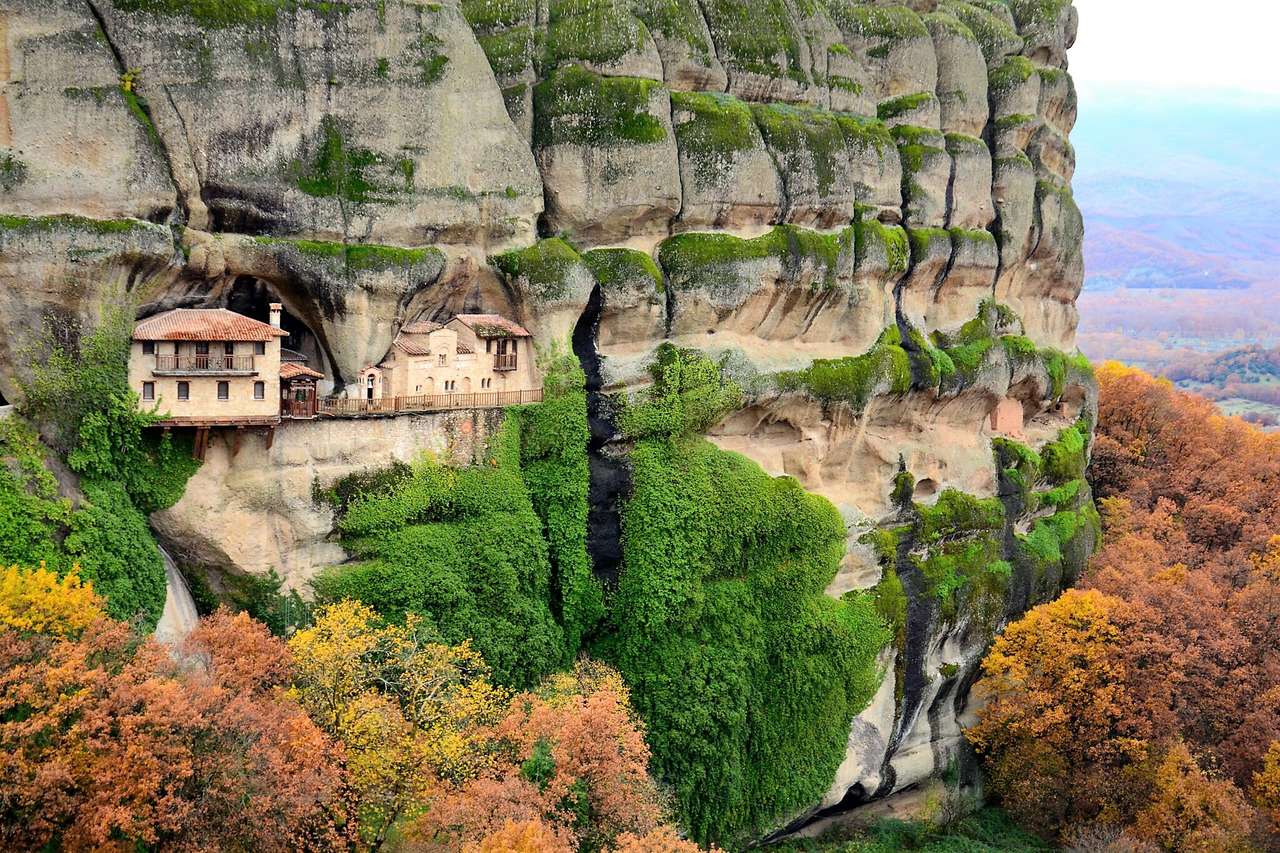 Grecia Mănăstirea de stâncă Meteora Ypapanti jigsaw puzzle online