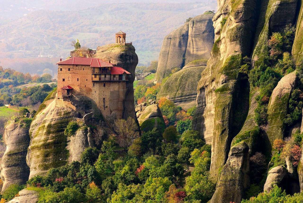 Grecia Meteora Agios Nikolaos Anapavsa rompecabezas en línea