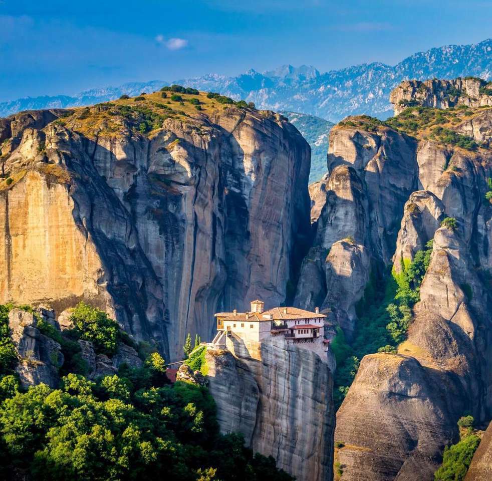 Grecia Meteora Rousanou Monasterio rompecabezas en línea