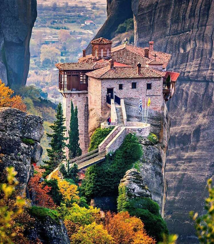 Grecia Monastero di Meteora Rousanou puzzle online
