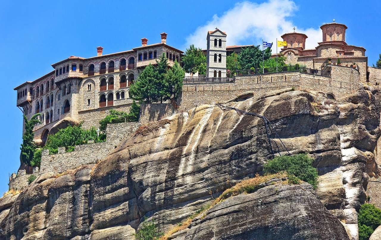 Griechenland Meteora Kloster Varlaam Puzzlespiel online