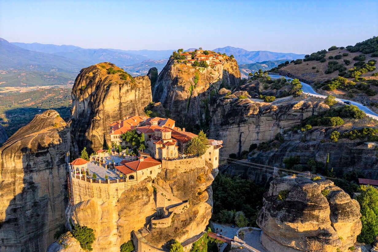Grecia Meteora Monasterio de Varlaam rompecabezas en línea