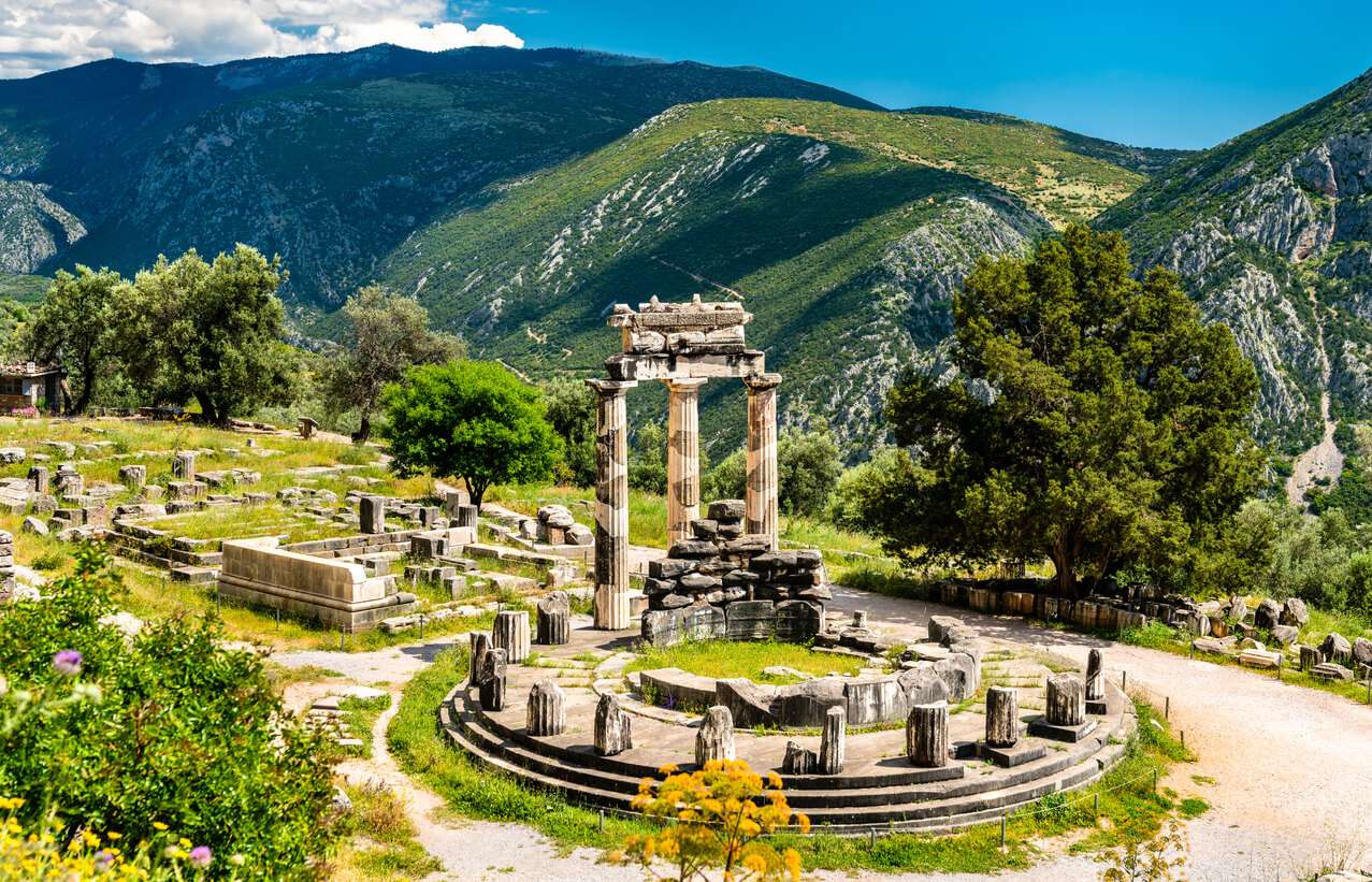 Közép-Görögország Delphi kirakós online
