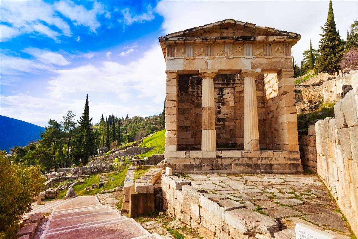 Közép-Görögország Delphi online puzzle