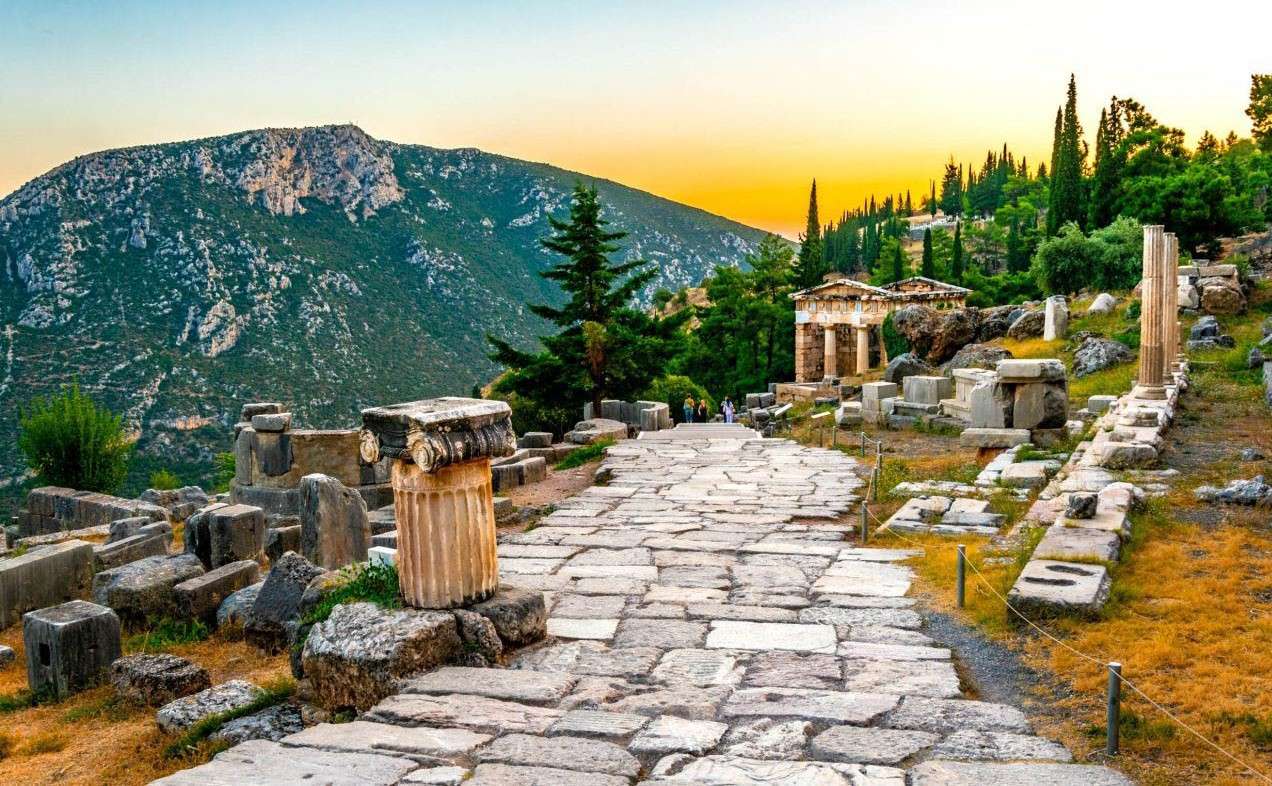 Grecia central Delfos rompecabezas en línea