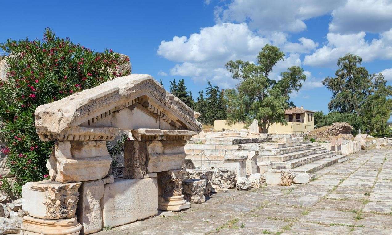 Grekland Attica Elefsina Museum pussel på nätet