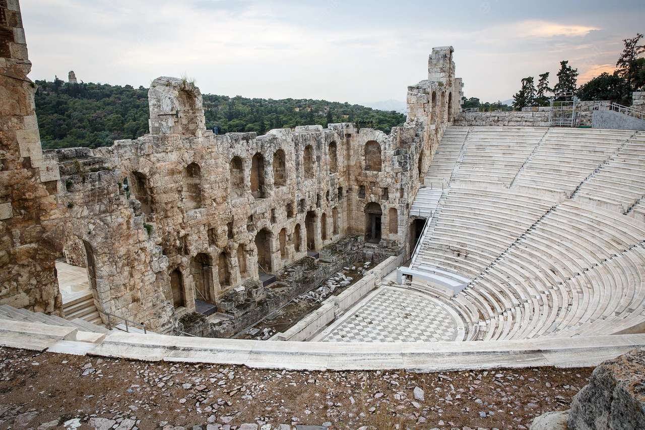 Grecia Ática Atenas Anfiteatro rompecabezas en línea