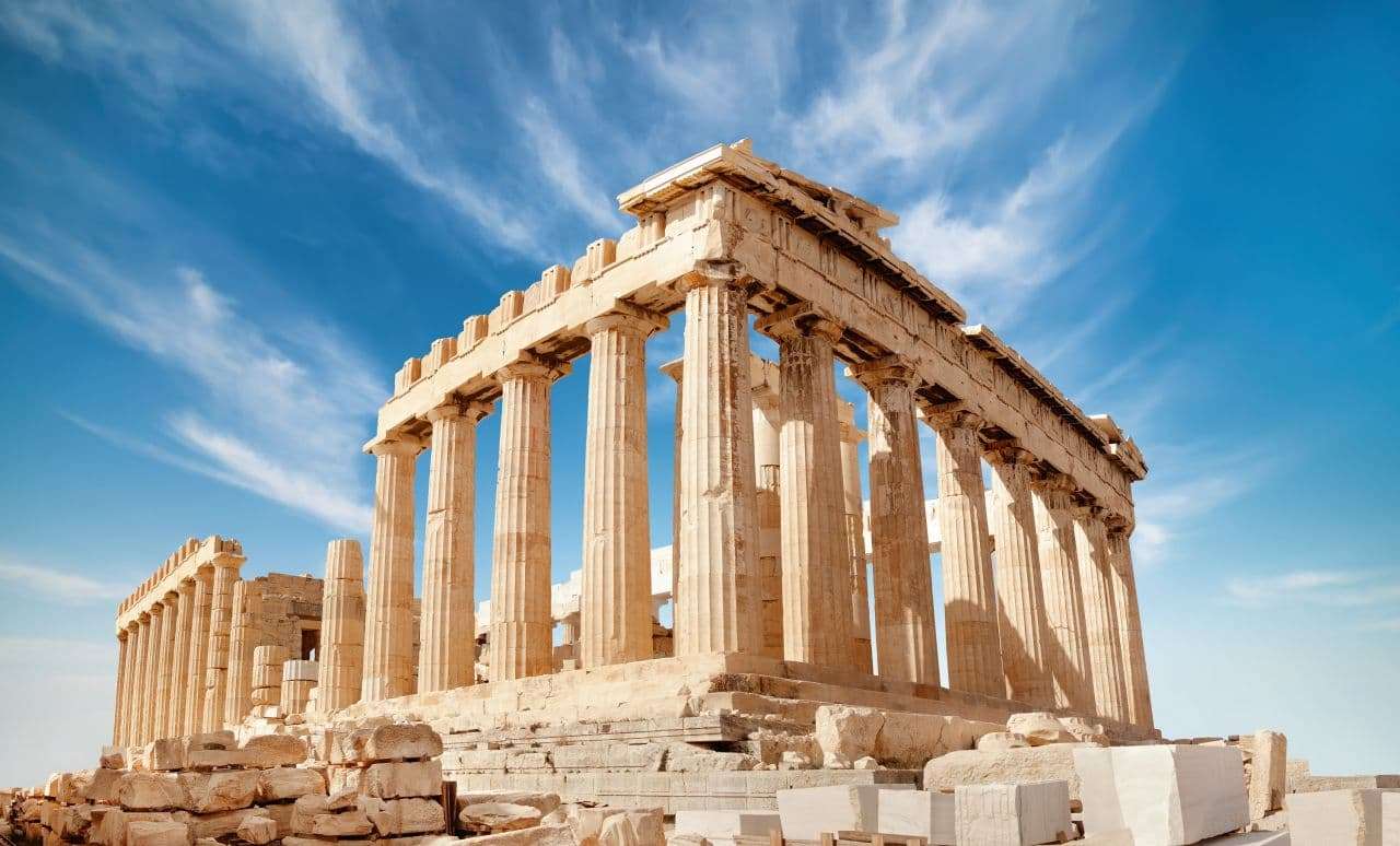 Греция Аттика Афины Акрополь пазл онлайн