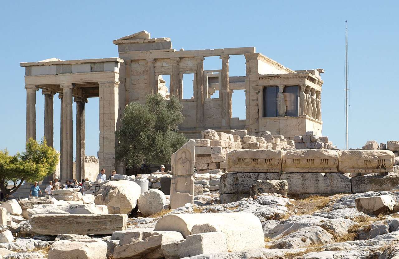 Греция Аттика Афины Акрополь онлайн-пазл