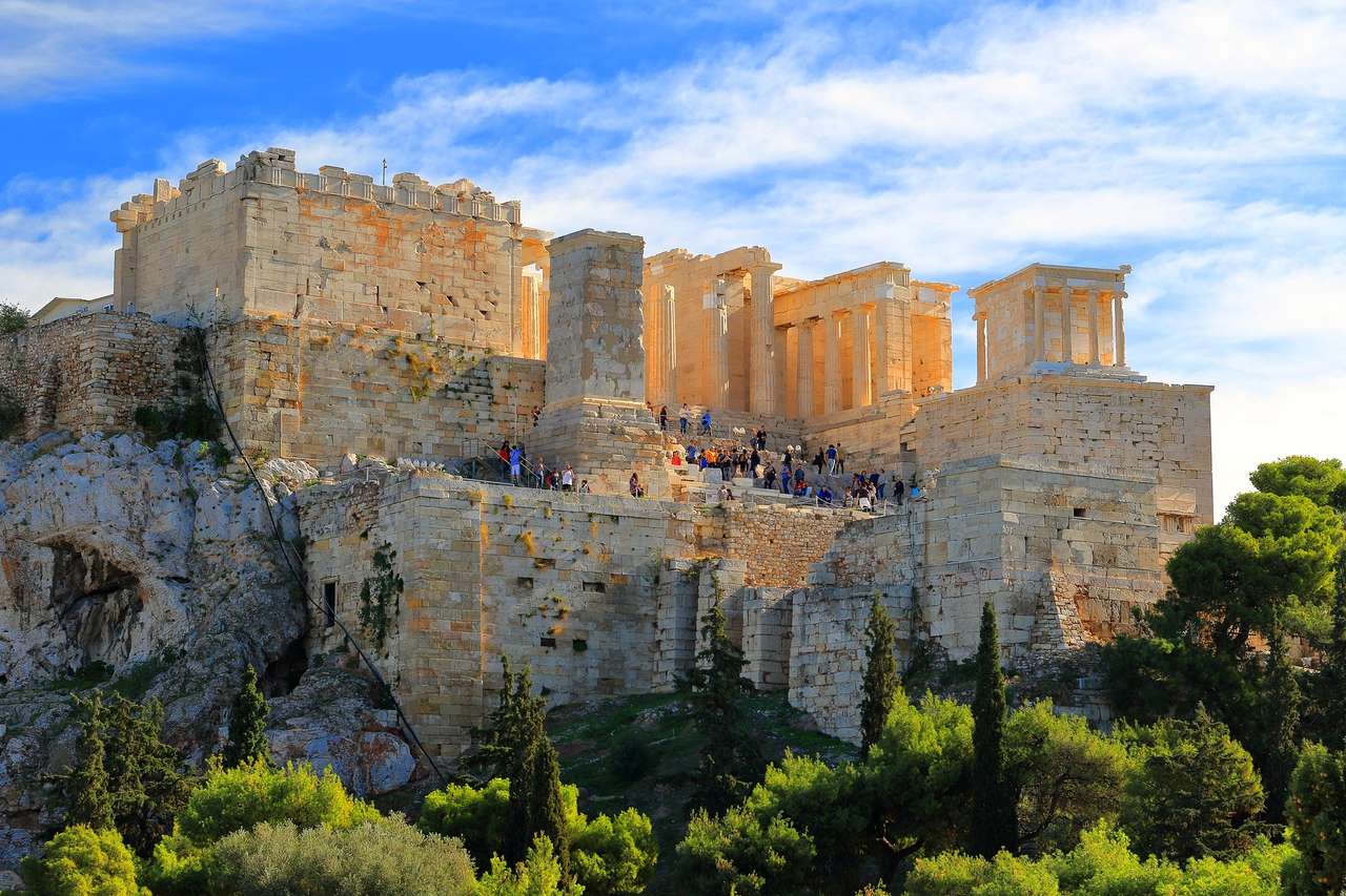 Греція Аттика Афіни Акрополь пазл онлайн