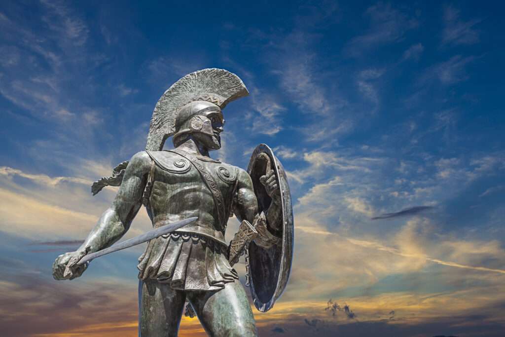 Monumento de Esparta do Peloponeso Grécia quebra-cabeças online