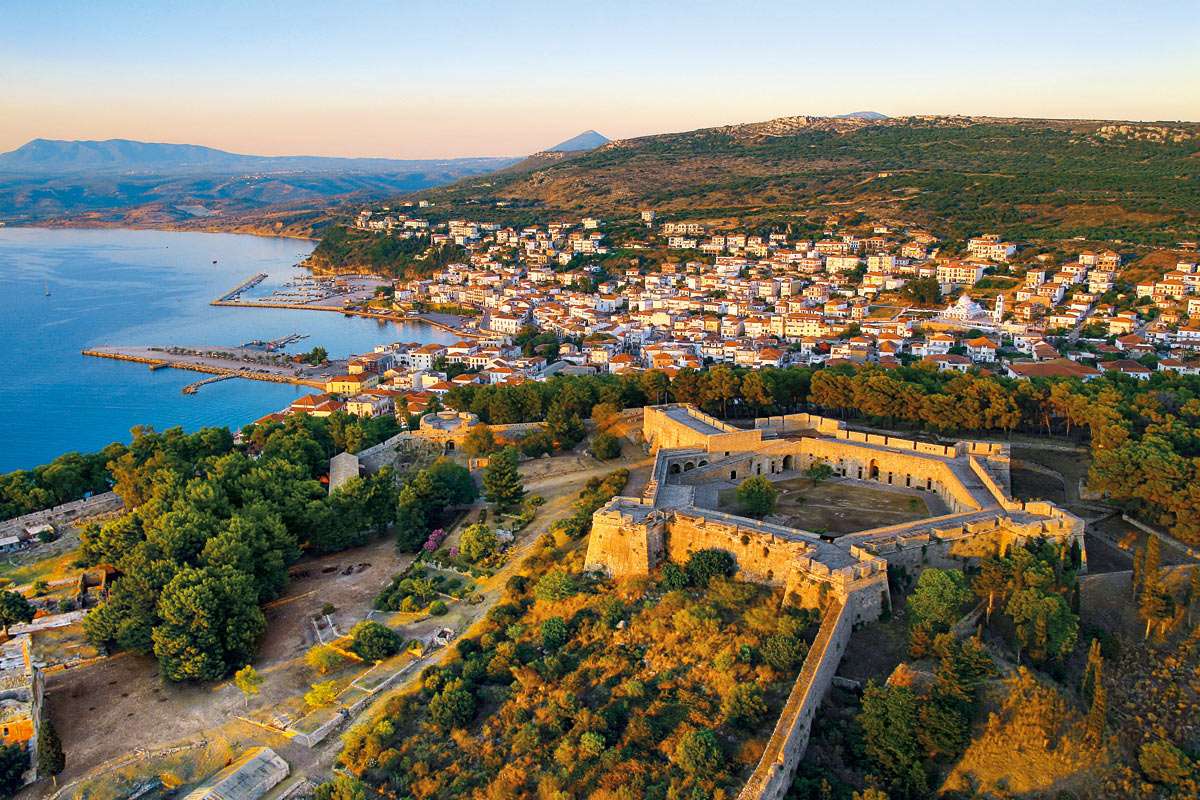 Griechenland Peloponnes Pylos Puzzlespiel online