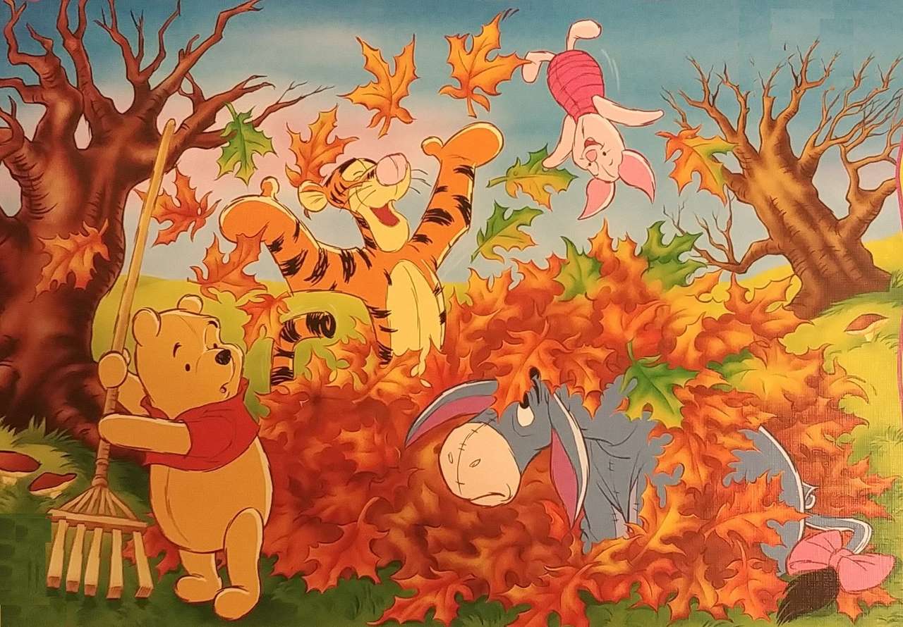 Winnie the Pooh and friends online puzzle