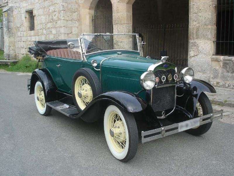 Bil Ford A Double Phaeton år 1930 pussel på nätet