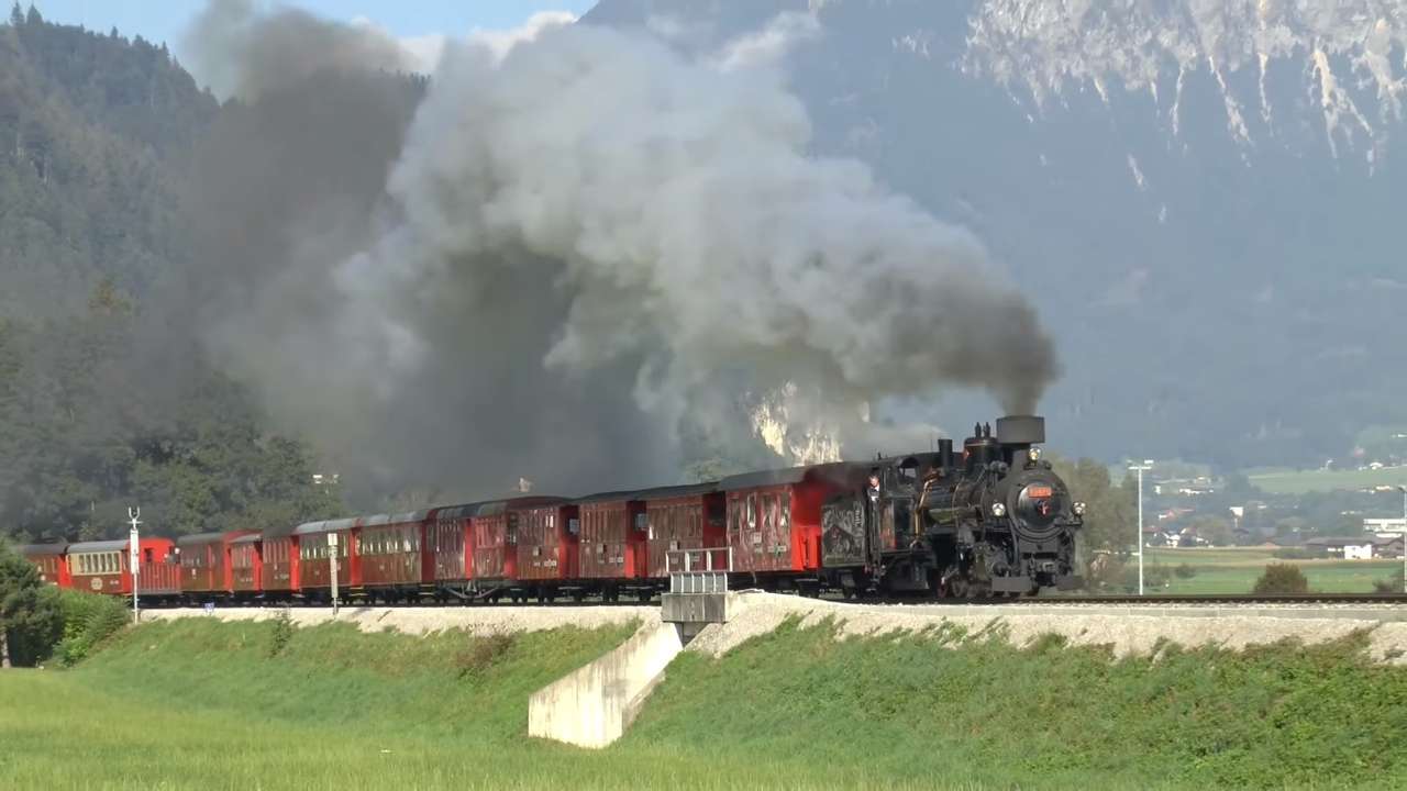 Clouds of steam in the Zillertal jigsaw puzzle online