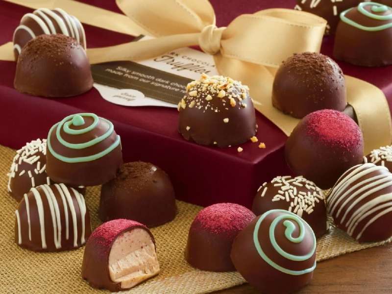 Des chocolats délicieux et savoureux, miam puzzle en ligne