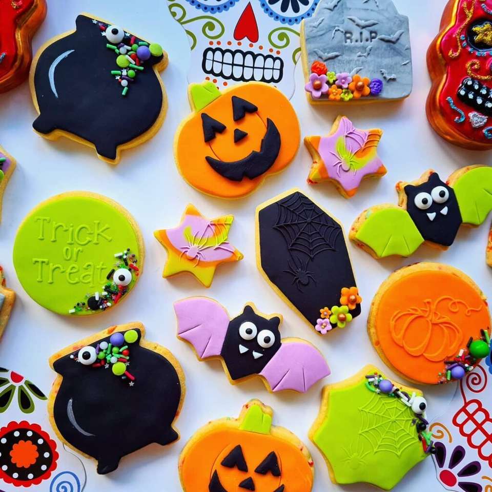 Хелоуин бисквитки онлайн пъзел