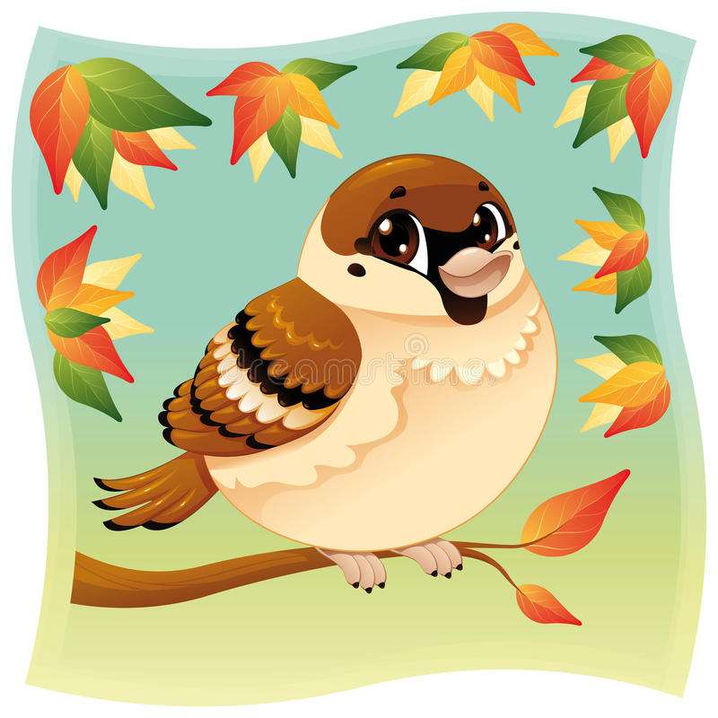 Fåglar på hösten pussel på nätet