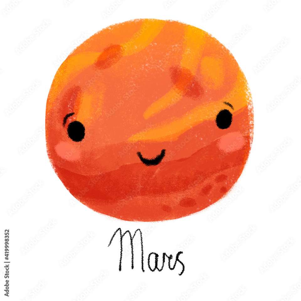 Марс для дітей пазл онлайн