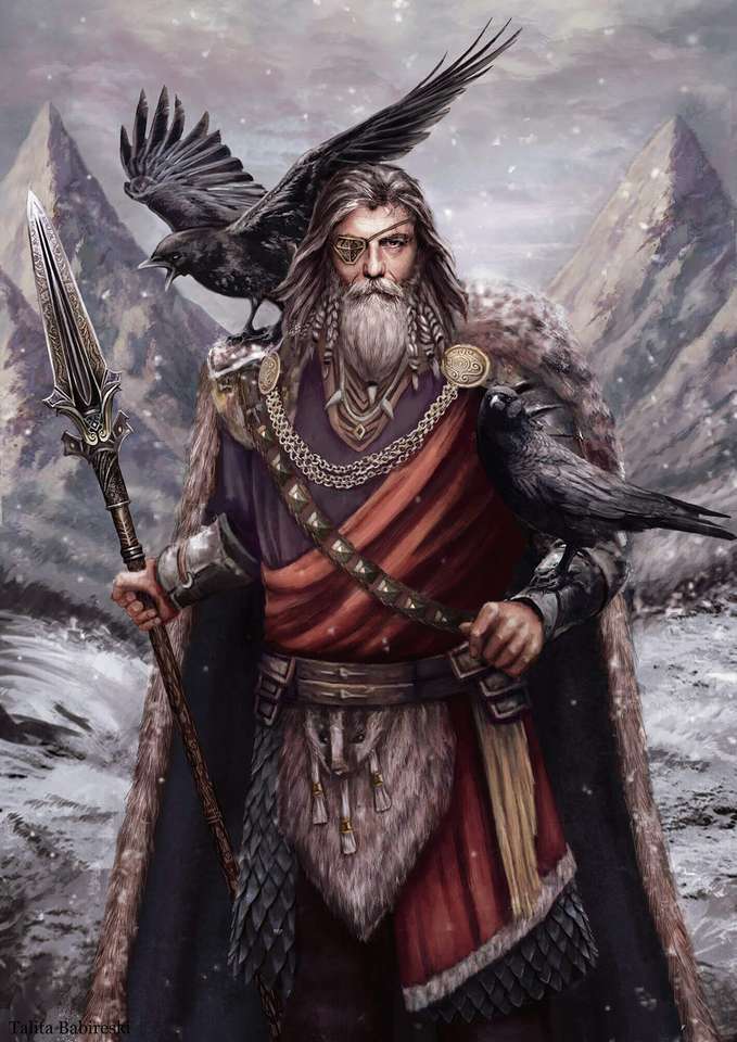 Dieu le Père Odin puzzle en ligne