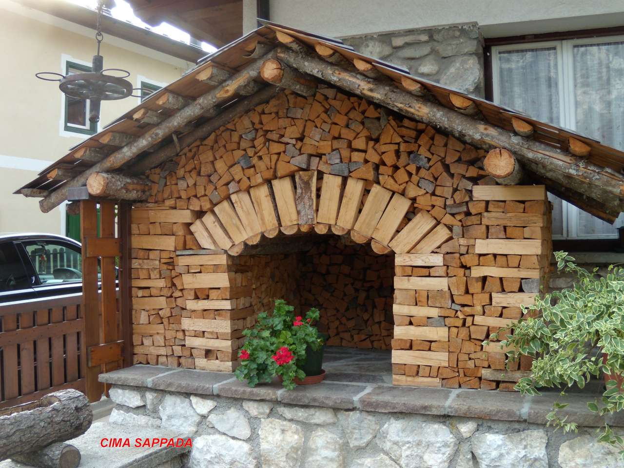 cabină din lemn puzzle online