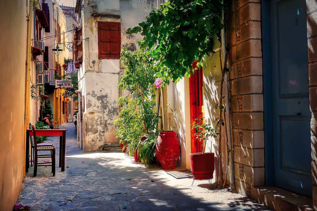 Kreta Chania Altstadt Puzzlespiel online
