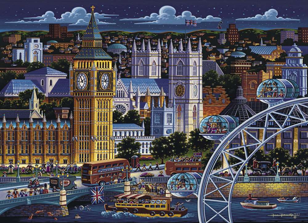 Londra și Tamisa jigsaw puzzle online