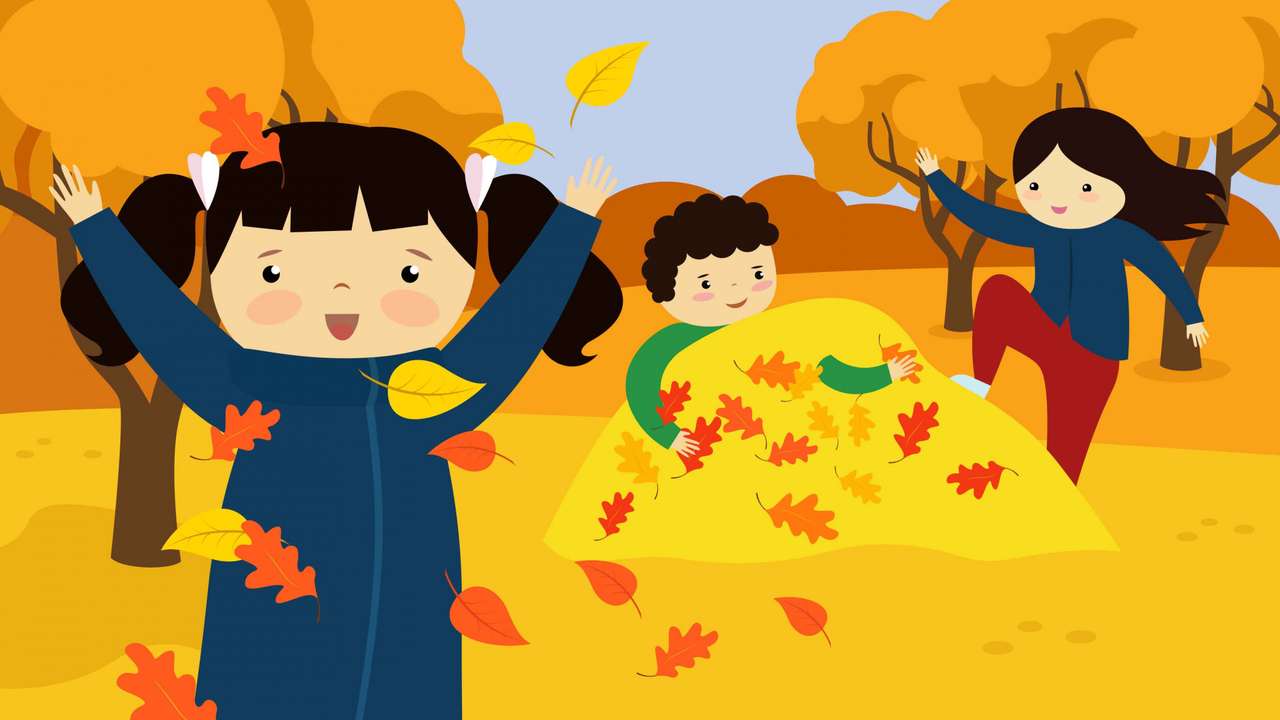 Kleuren van de gouden herfst legpuzzel online