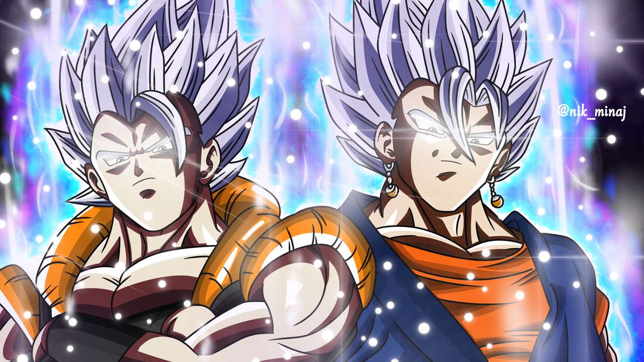 Gogeta і Vegito Ultra Instinct онлайн пазл