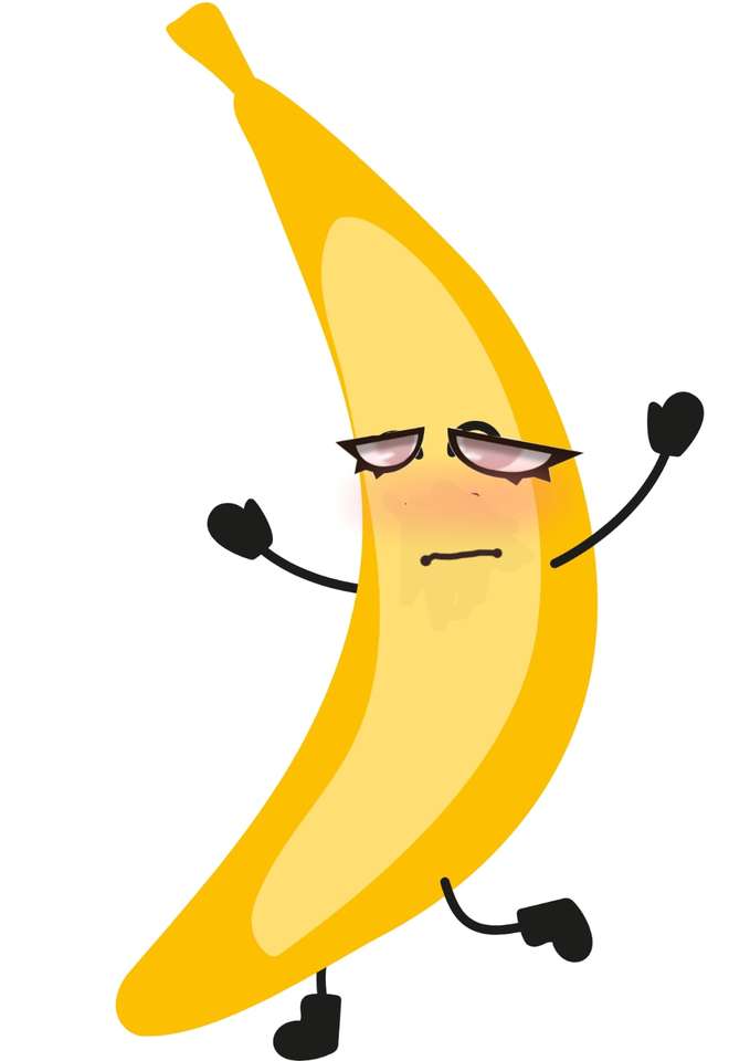 ленивый банан онлайн-пазл
