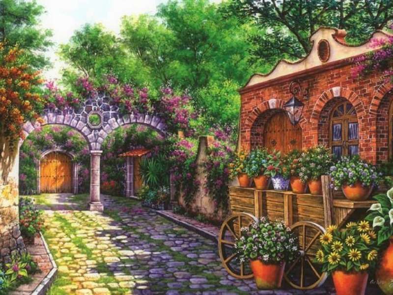 Grădina Magică jigsaw puzzle online