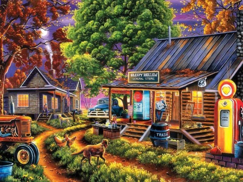 Magazin rural - The General Store- jigsaw puzzle online