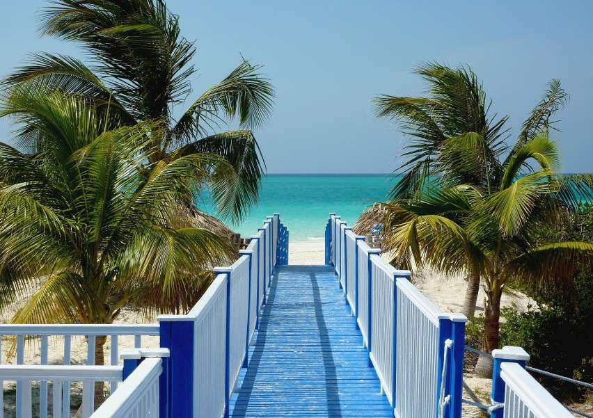 Слизане до плажа в Куба онлайн пъзел