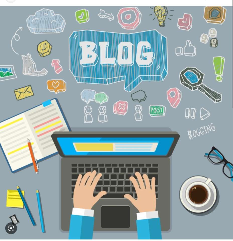 ведення блогу пазл онлайн