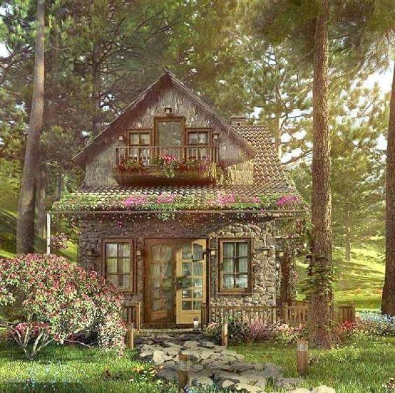 Το σπίτι στο δάσος online παζλ