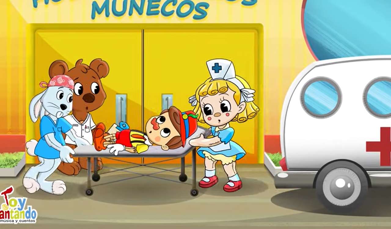 Pinokkió a kórházban online puzzle