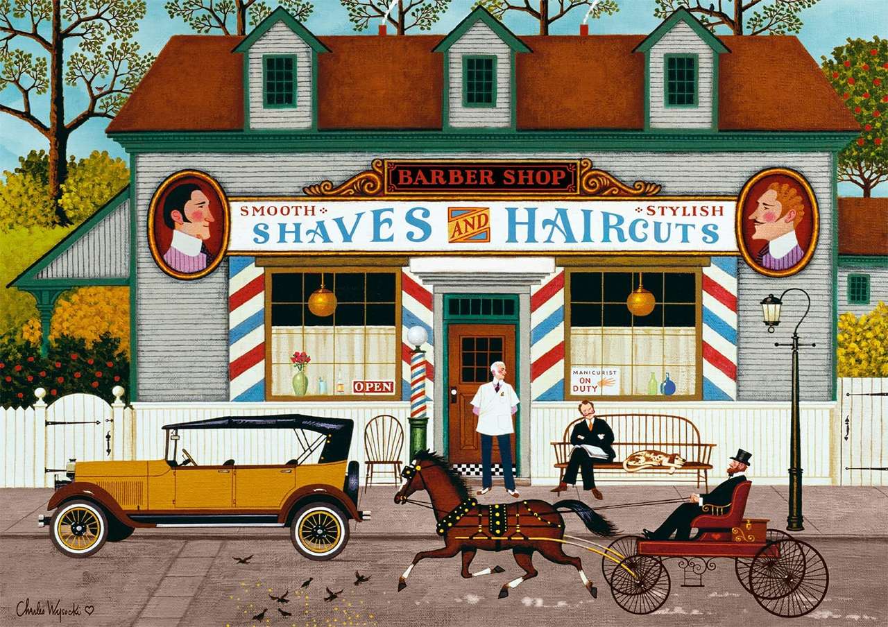 Gino's barber shop puzzle en ligne