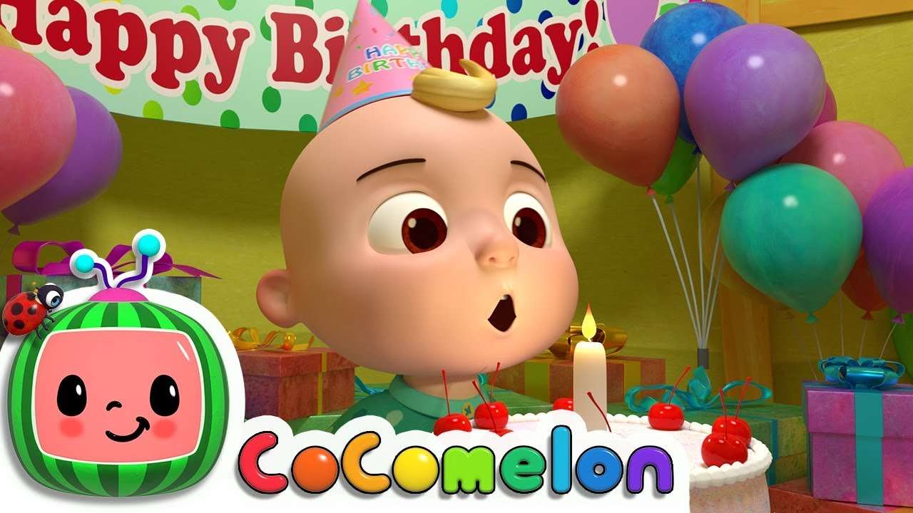 Alles Gute zum Geburtstag Woche und Feiertage Cocomelon Puzzlespiel online