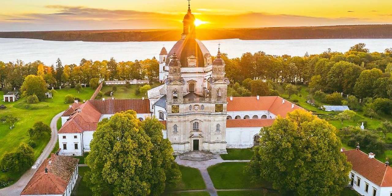 Litauen Pazaislis Convent Kaunas Online-Puzzle